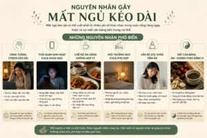 Nguyên nhân gây mất ngủ kéo dài theo Đông y và y học hiện đại.