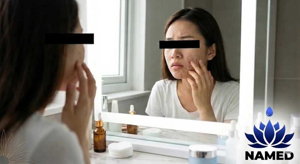 nguyên nhân khiến mụn lâu năm khó cải thiện